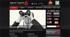 Desktop Screenshot of detectiveleprive.fr